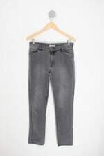 calça jeans e.woman feminina cinza