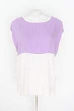 blusa gregory feminina bicolor com recortes