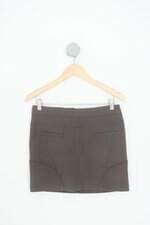 saia bershka feminina verde