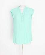 blusa PA Concept feminina verde com recortes