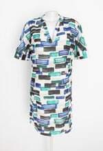 vestido luigi bertolli feminino estampado