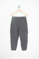 calça de tecido renner feminina cinza