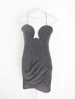 vestido dimy feminino preto com brilho