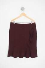 saia PA Concept feminina vermelha com babado