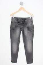 calça jeans feminina cinza