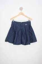 saia feminina azul