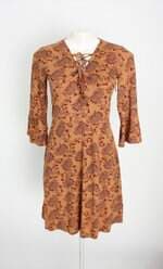 vestido nitrogen feminino estampado