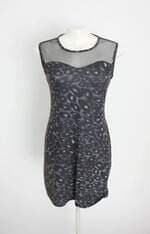 vestido marisa feminino preto com tule