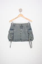 minissaia paddocks feminina azul