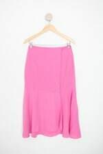 saia black pink feminina rosa com meio forro e sobreposição