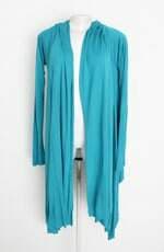 cardigan renner feminino verde com assimetria