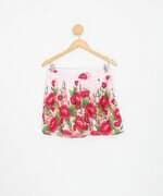 saia feminina estampada com forro