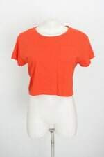 cropped viva feminino laranja