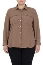 camisa Riachuelo bege