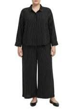 conjunto duas peças Riachuelo preto listrado