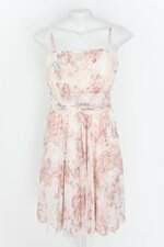 vestido C&A feminino estampado com forro