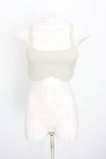 blusa cropped cherry feminina cinza