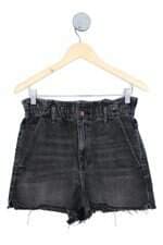 shorts Zara feminino cinza