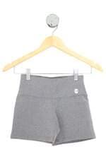shorts de academia Live feminino cinza