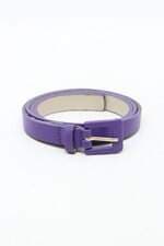cinto de couro feminino roxo