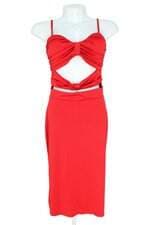 vestido allucci feminino vermelho