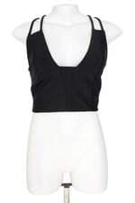 blusa cropped Renner feminina preta