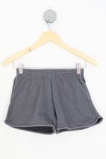 shorts feminino cinza