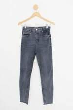 calça jeans zara feminina azul