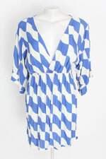 vestido duas feminino estampado