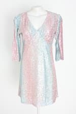 vestido pool feminino colorido com forro
