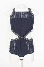 body hope feminino azul com recortes