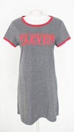 vestido riachuelo stranger things feminino cinza