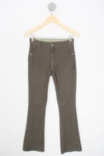 calça de sarja takeside feminina verde