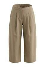 Calça de tecido Zara feminina bege