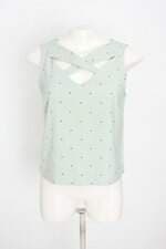 blusa renner feminina verde estampada