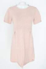 vestido de tricot feminino rosa