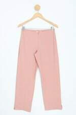 calça de tecido cholet feminina rosa