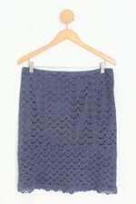 saia Le Lis Blanc feminina azul com forro
