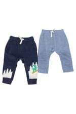 kit 2 calças infantis old navy azuis
