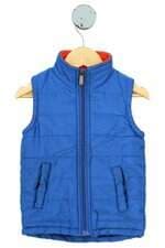 colete torra torra kids azul com forro