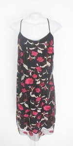 vestido riachuelo feminino preto com bordado e forro