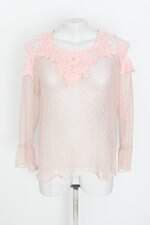 blusa feminina rosa com bordado