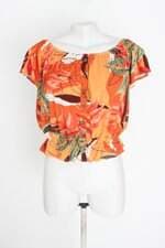 blusa ciganinha endless feminina estampada com aplique
