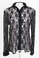 camisa M.Officer feminina preta