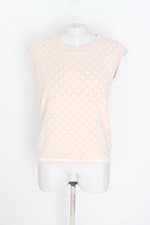 blusa de tricô feminina estampada