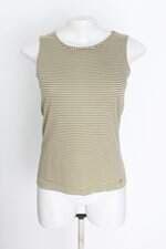 blusa Maria Filó feminina listrada com laço