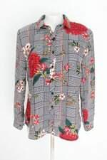 camisa feminina estampada