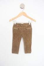 calça de tecido baby club kids estampada com cós com elástico