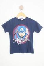 camiseta kids azul com silk