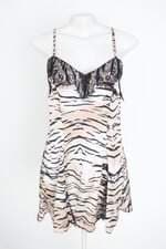 vestido clock house feminino estampado com renda